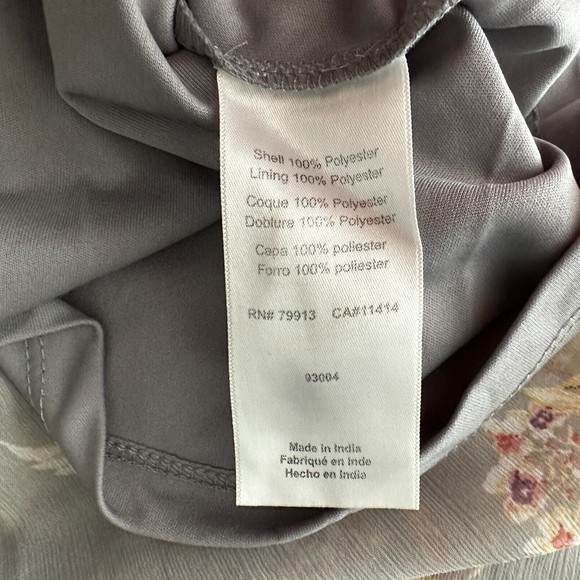 Jessica Simpson Maternity Floral Print Maxi Dress Cold Shoulder Size Medium - Picture 10 of 10